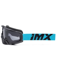 GOGLE IMX DUST BLACK MATT/BLUE - SZYBA DARK SMOKE + CLEAR (2 SZYBY W ZESTAWIE)