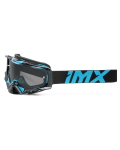 GOGLE IMX DUST GRAPHIC BLUE GLOSS/BLACK - SZYBA DARK SMOKE + CLEAR (2 SZYBY W ZESTAWIE)