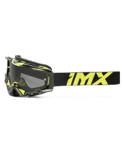 GOGLE IMX DUST GRAPHIC FLUO YELLOW GLOSS/BLACK - SZYBA DARK SMOKE + CLEAR (2 SZYBY W ZESTAWIE)