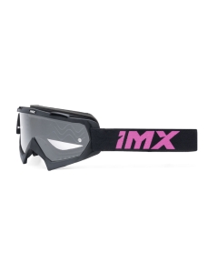 GOGLE IMX MUD BLACK MATT/PINK - SZYBA CLEAR (1 SZYBA W ZESTAWIE)