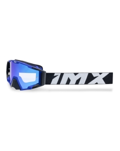 GOGLE IMX SAND BLUE MATT/BLACK - SZYBA BLUE IRIDIUM + CLEAR (2 SZYBY W ZESTAWIE)