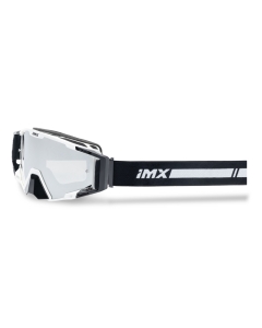 GOGLE IMX SAND WHITE GLOSS - SZYBA SILVER IRIDIUM + CLEAR (2 SZYBY W ZESTAWIE)