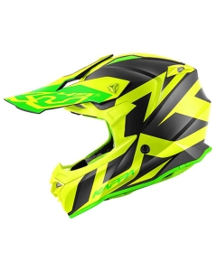 KAPPA 2022/01 KASK KV49 EVO GREAT CROSS KOLOR CZARNY MAT/ŻÓŁTY ROZM. M/58 ( HOMOLOGACJA ECE 22R06 )