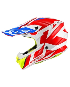 KAPPA 2022/01 KASK KV49 EVO GREAT CROSS KOLOR CZERWONY/BIAŁY ROZM. L/60 ( HOMOLOGACJA ECE 22R06 )