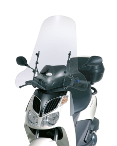 KAPPA 2022/03 SZYBA APRILIA SPORTCITY 125/200/250 '04-08, HONDA DYLAN 125/150 '02-07, YAMAHA CIGNUS X '04-15, NEOS 50 '08-21, 74 X 67 CM PRZEZROCZYSTA