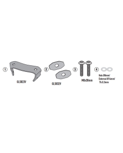 KAPPA 2024/06 ADAPTER DO ZAMONTOWANIA STELAŻA BOCZNEGO KLO5145MK I KLO5145CAM BMW F 900 GS '24-, (BEZ UŻYCIA STELAŻA KUFRA CENTRALNEGO KR5145)