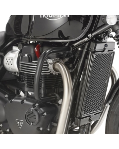 KAPPA GMOLE OSŁONY SILNIKA TRIUMPH Bonneville T100 (17-19), Bonneville T120 (16-19), Street Twin 900 (16-19) CZARNE