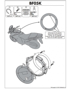 KAPPA MOCOWANIE TANKLOCK YAMAHA /MV/CAGIVA