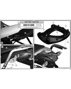 KAPPA STELAŻ KUFRA CENTRALNEGO BMW R 1200R (06-10) ( BEZ PŁYTY )