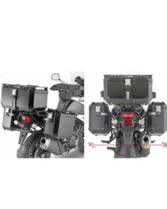 KAPPA STELAŻ KUFRÓW BOCZNYCH MONOKEY CAM SIDE SUZUKI V-Strom 1050 (20), V Strom 1050 XT (20) - POD KUFRY KFR K'FORCE ALU - ZASTĘPUJE KLO3117CAM