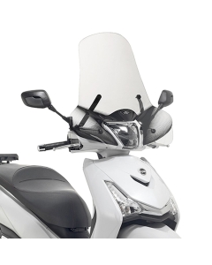 KAPPA SZYBA SYM HD 300 (19), PIAGGIO Medley 125-150 i get / Medley S 125-150 i get (20), SYMPHONY 125 (20), KYMCO People S 300 (19) 49 X 66 CM PRZEZROCZYSTA - POTRZEBNE MOCOWANIE POD DANY MODEL