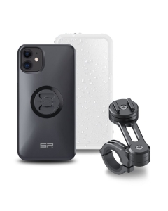 ZESTAW SP CONNECT MOTO BUNDLE NA KIEROWNICĘ NA TELEFON IPHONE 13 MINI BLACK